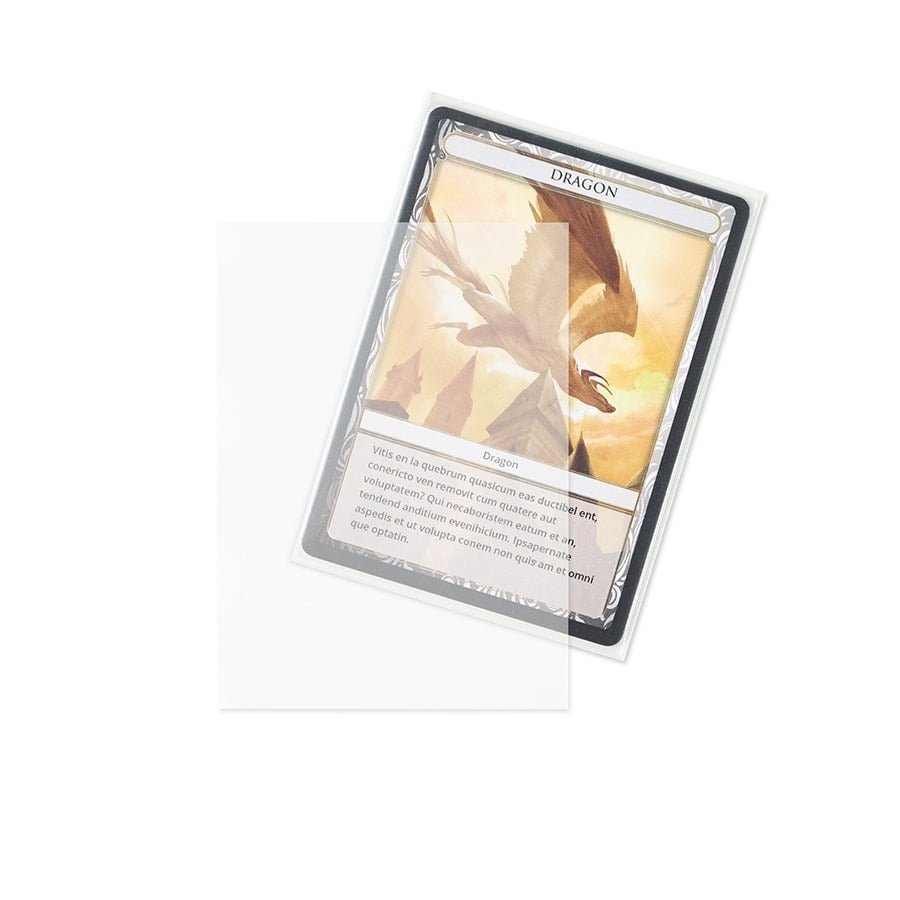 arcane card sleeves Arcane Fortress: Dynasty Collection: Crystal Clear Matte Sleeves 105ct