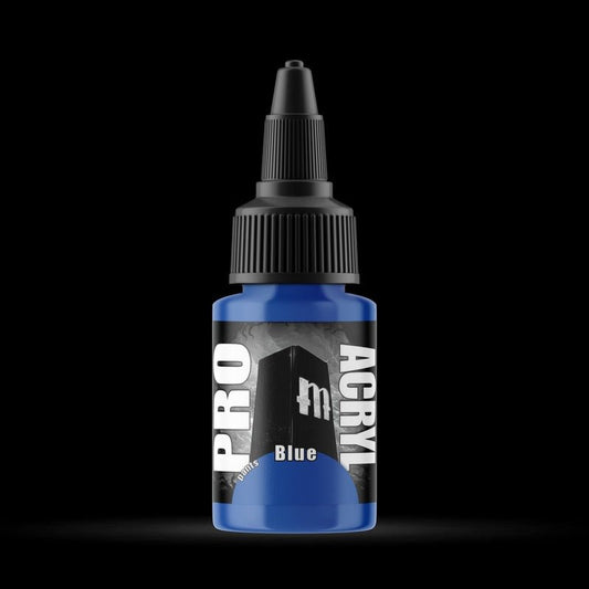 Blue - Premium Matte Acrylic Miniatures Paint - Monument Hobbies - 22 mL Dropper Bottle - Gootzy Gaming