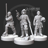 Alliance Hero, Pilot and Cold Weather Ver. - SW Legion Compatible Miniature (38-40mm tall) High Quality 8k Resin 3D Print - Dark Fire Designs - Gootzy Gaming