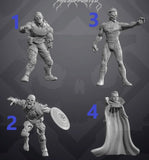 Super Zombies Superhero Miniature - MCP/Crisis Protocol Compatible (40mm tall) Resin 3D Print - Skullforge Studios - Gootzy Gaming
