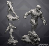 Symbiote Trasher Superhero Miniature - MCP/Crisis Protocol Compatible (40mm tall) Resin 3D Print - Skullforge Studios - Gootzy Gaming
