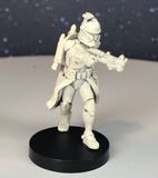 Wolfpack Clone Commander Miniature - SW Legion Compatible (38-40mm tall) Multi-Piece Resin 3D Print - Dark Fire Designs