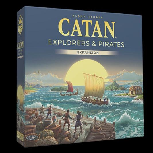 Catan 6th Edition (2025 Edition)- Explorers & Pirates Expansion