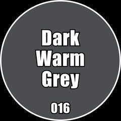 Dark Warm Grey - Premium Matte Acrylic Miniatures Paint - Monument Hobbies - 22 mL Dropper Bottle