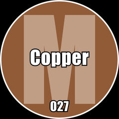 Copper - Premium Metallic Acrylic Miniatures Paint - Monument Hobbies - 22 mL Dropper Bottle