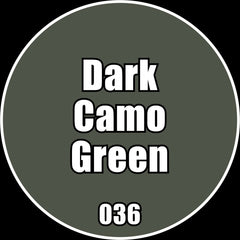 Dark Camo Green - Premium Matte Acrylic Miniatures Paint - Monument Hobbies - 22 mL Dropper Bottle