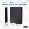 Z-Folio 9 Pocket Zippered LX Toploaders Binder- Green