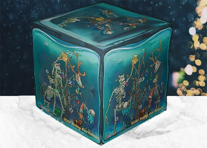 2025 Chessex Holiday Dice Calendar - Gootzy Gaming