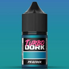 Peacock- Blue-Green Metallic Colorshift Paint - TurboDork - 22 mL Dropper Bottle