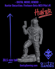 a digital model of a man with a gun