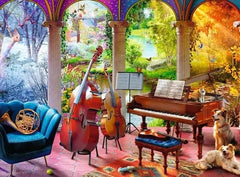 4 Seasons in Music 100 XL Piece Puzzle - Gootzy Gaming