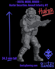 a digital model of a soldier with a gun