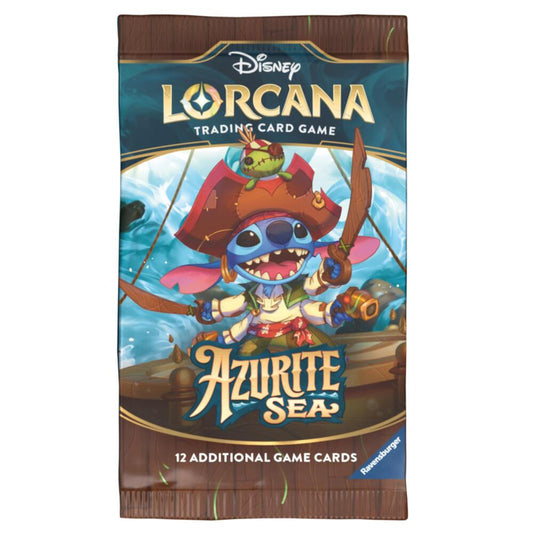 Lorcana Azurite Seas (Set 6) Individual Pack - 12 Card Sealed Pack