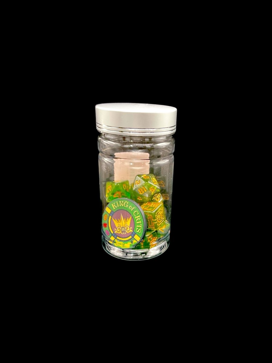 8 Bit Quest - Plastic Premium 11 Dice Set - D&D Dice - Gootzy Gaming