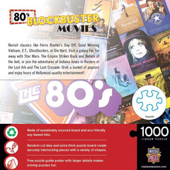 80's Blockbusters 1000 Piece Puzzle - Gootzy Gaming