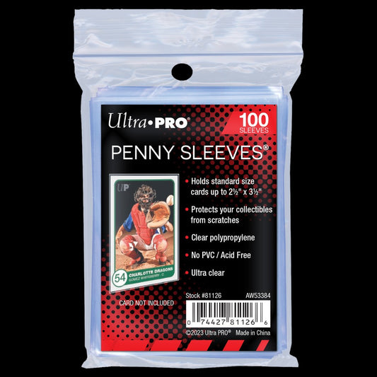 Ultra PRO Penny Sleeves- Clear (100 Sleeves)