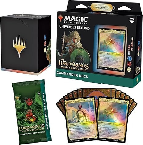 Magic the Gathering (MTG) Universes Beyond: LOR Tales of Middle-Earth- Riders of Rohan Commander Deck