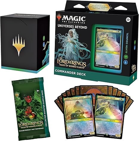 Magic the Gathering (MTG) Universes Beyond: LOR Tales of Middle-Earth- Elven Council Commander Deck