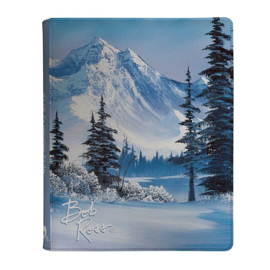 9 - Pocket Zippered PRO - Binder: Bob Ross - Winter Paradise - Gootzy Gaming