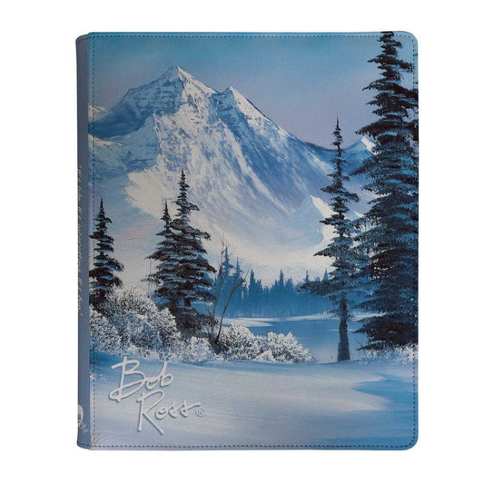 9 - Pocket Zippered PRO - Binder: Bob Ross - Winter Paradise - Gootzy Gaming