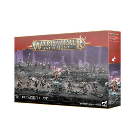 The Decadent Host - Hedonites of Slaanesh Battle Force Box - Warhammer Age of Sigmar (25 Minatures)