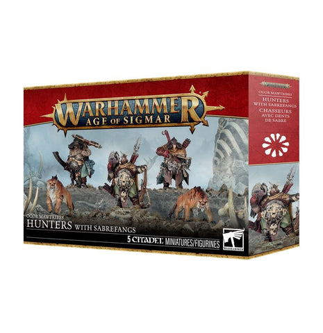 Hunters with Sabrefangs - Ogor Mawtribes- Warhammer Age of Sigmar (5 Miniatures)
