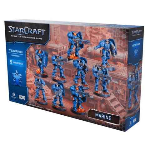 Marine - Starcraft: Terran Expansion Set - 9 Miniatures