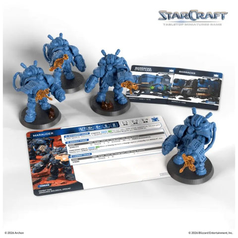 Marauder - Starcraft: Terran Expansion Set - 4 Miniatures