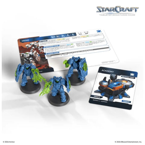 Medic - Starcraft: Terran Expansion Set - 3 Miniatures