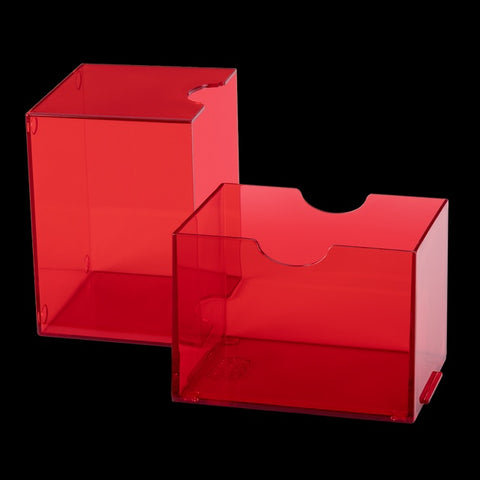 Clear Red - Strongbox Deck Box - Dragon Shield