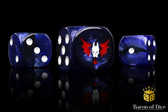 Lords of the Night - Hand Crafted Resin 25 Round Corner Dice Set