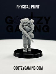Hunter Securities: Fireteam Beta Sniper #1 - Arsenal Official Miniature - SkullForge Studios