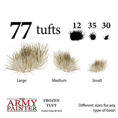 Battlefield: Foliage - Frozen Tuft  - The Army Painter - 77x Self Adhesives