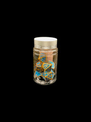 Dwarven Metal - Metal 7 Dice Set - D&D Dice