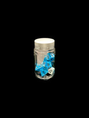 Sky Swirl - Plastic Standard 7 Dice Set - D&D Dice