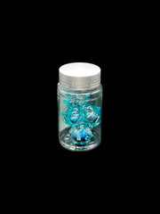 Ice Dragon Eye - Liquid Core 7 Dice Set - D&D Dice