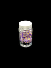 Draconic Purple - Plastic Standard 7 Dice Set - D&D Dice