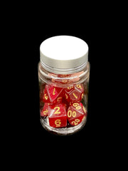 Super Sparkle Wine - Plastic Standard 7 Dice Set - D&D Dice