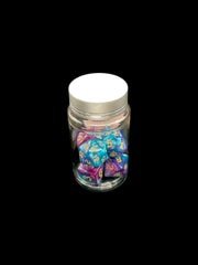 Icy Swirl - Plastic Standard 7 Dice Set - D&D Dice