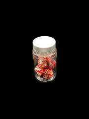 Cherry Swirl - Plastic Standard 7 Dice Set - D&D Dice