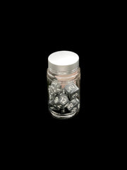 Gray Metallic Shimmer - Plastic Standard 7 Dice Set - D&D Dice