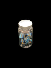 Hollidaysburg Blue - Plastic Standard 7 Dice Set - D&D Dice