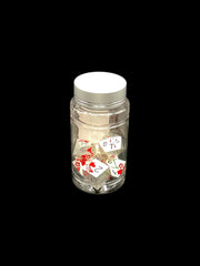 Peaceful Meadow - Metal 7 Dice Set - D&D Dice