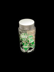 Green Machinations - Metal 7 Dice Set - D&D Dice