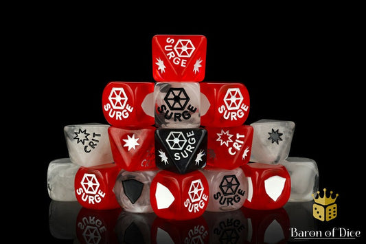 Confederacy Galactic Battles - Hand Crafted Resin SW Legion 25 Dice Set