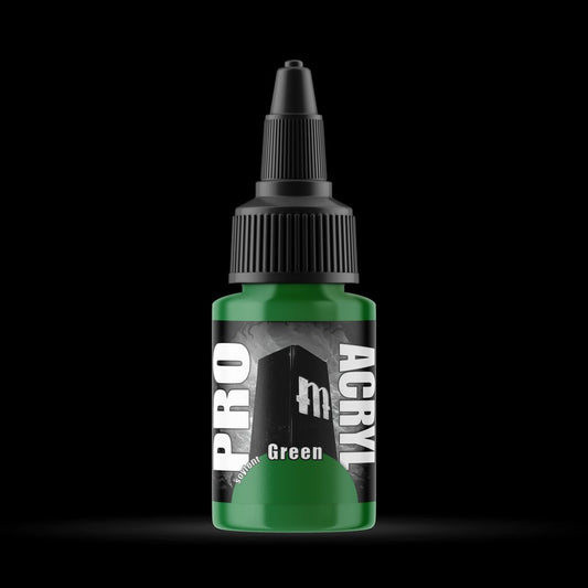 Green - Premium Matte Acrylic Miniatures Paint - Monument Hobbies - 22 mL Dropper Bottle