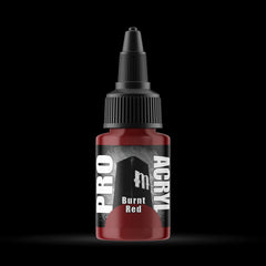 Burnt Red - Premium Matte Acrylic Miniatures Paint - Monument Hobbies - 22 mL Dropper Bottle