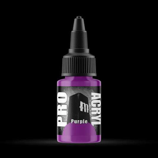 Purple - Premium Matte Acrylic Miniatures Paint - Monument Hobbies - 22 mL Dropper Bottle