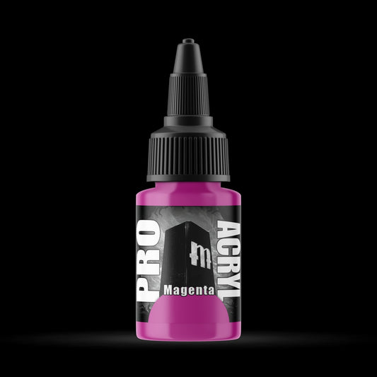 Magenta - Premium Matte Acrylic Miniatures Paint - Monument Hobbies - 22 mL Dropper Bottle