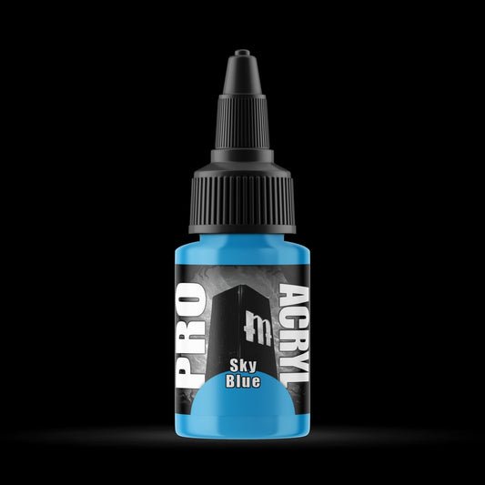 Sky Blue - Premium Matte Acrylic Miniatures Paint - Monument Hobbies - 22 mL Dropper Bottle